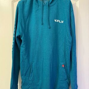 Men's Blue Hoodie Sweater
